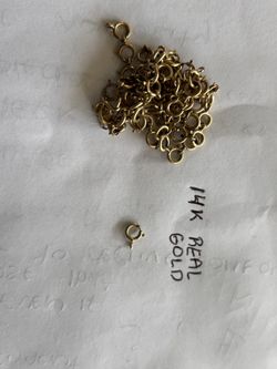 14K YELLOW GOLD (stamp 585)
