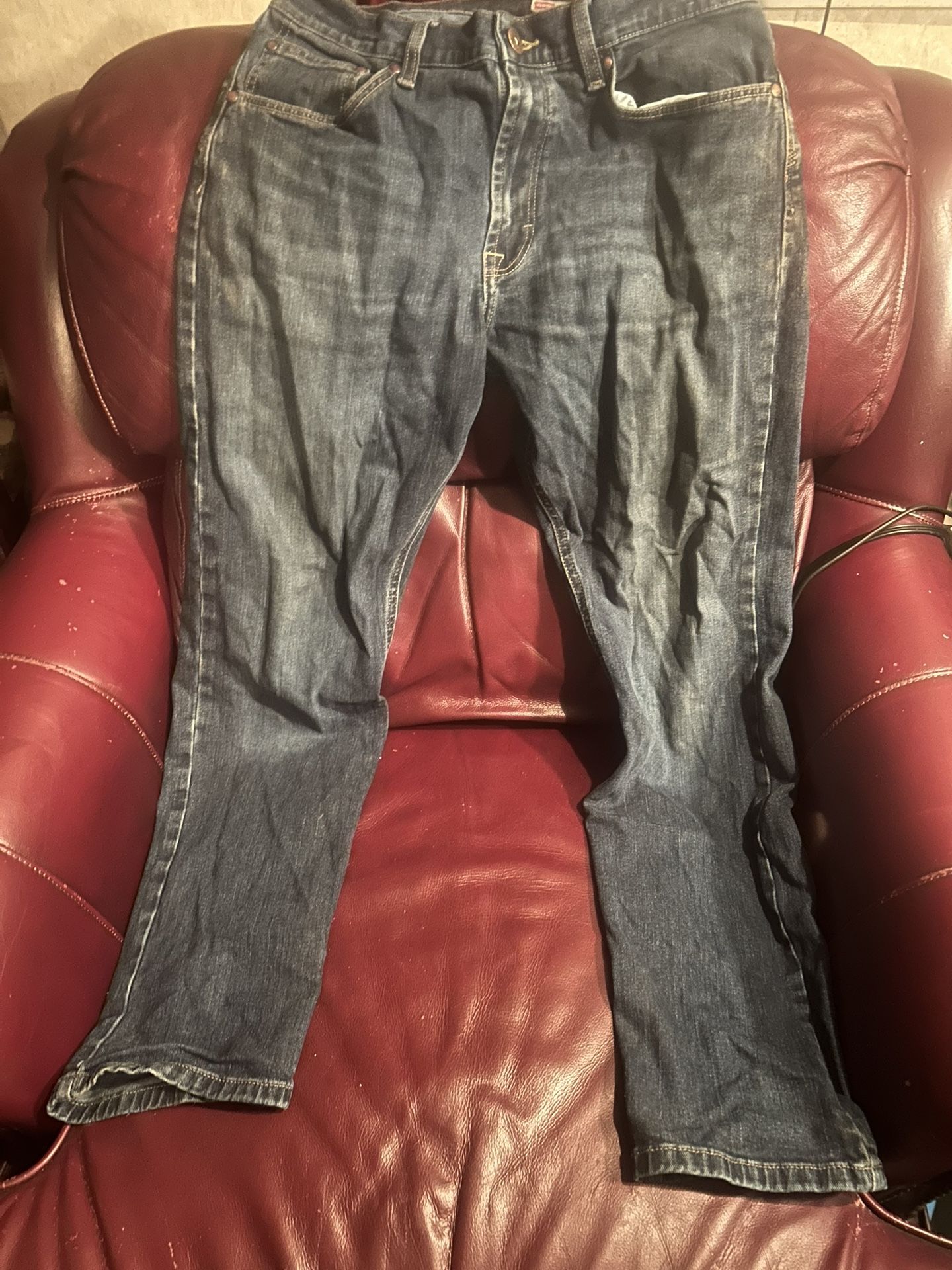 Man Blue Jeans 30x32
