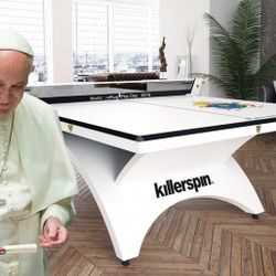 Pope Francis’ Ping Pong Table by KillerSpin