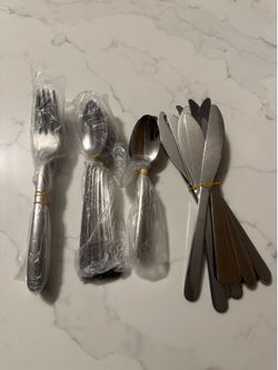 Stainless Steel Flatware Set of 12