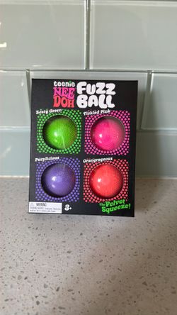 Teenie NeeDoh Fuzz Ball Set 🎾 Squishy Sensory Toys | Sealed |