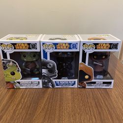 Star Wars Pop Funko Original Trilogy 3 Pack 