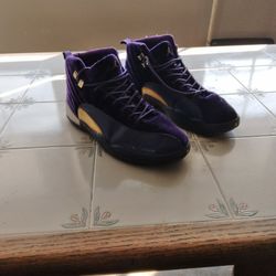 Purple Air Jordan 12s