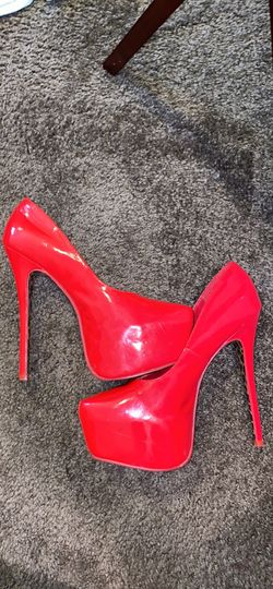 Alba red stiletto heel