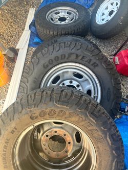 Goodyear Duratrac RT Tires on Steel Wheels