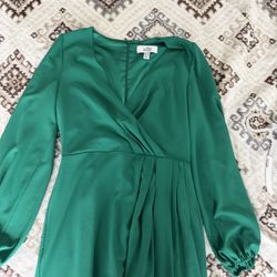 Belle Badgley Mischka Green Dress