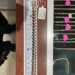 14k Cuban Bracelet