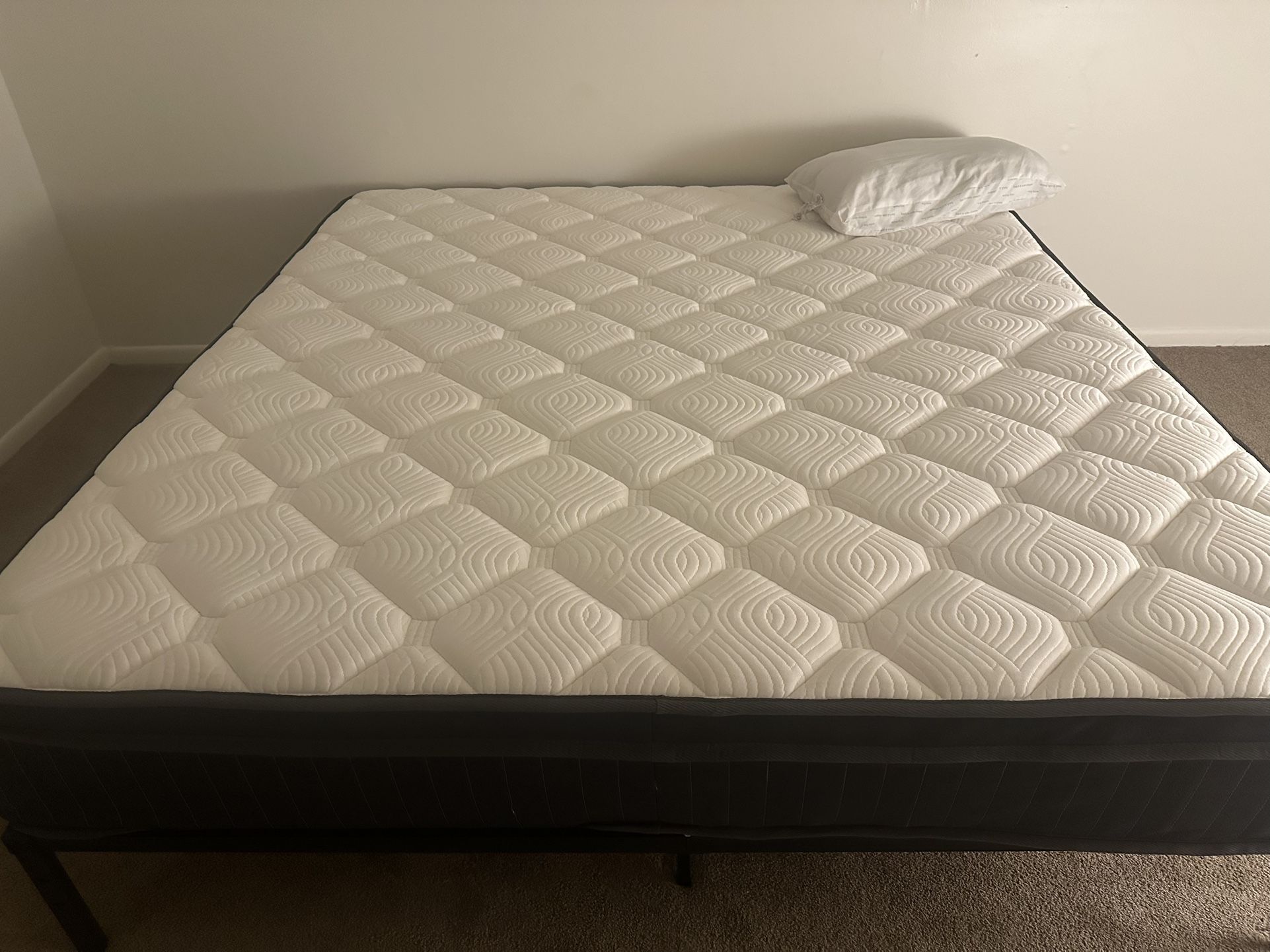 Brand New King Size Mattress With Frame
