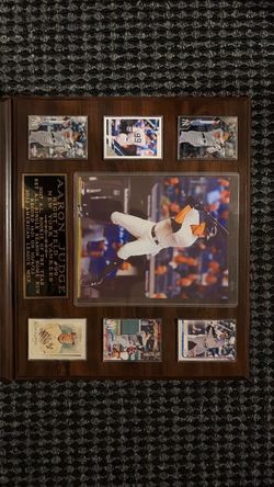 Aaron judge and Derek jeter baseball wood plaque