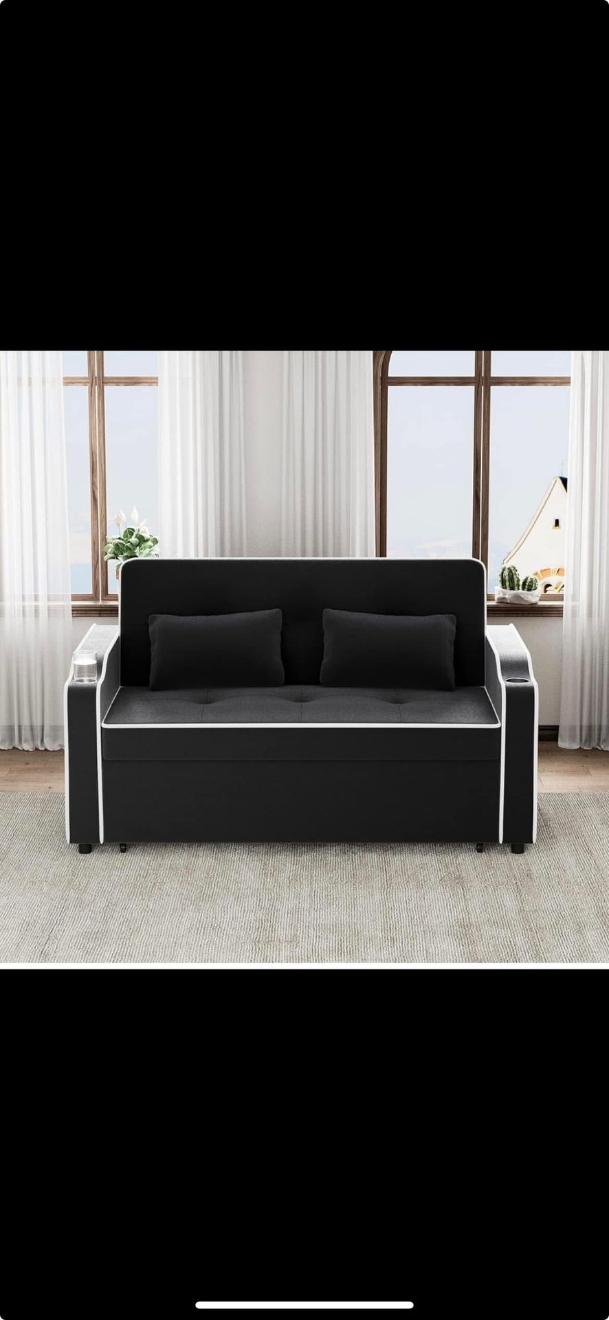 Black And White Pull Out Couch