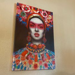 Frida Inspired Beautiful Colors Looks Oil Painted