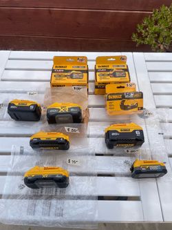 NEW Batteries Starting @ $35 & Up from 2.0Ah to 9.0 Ah