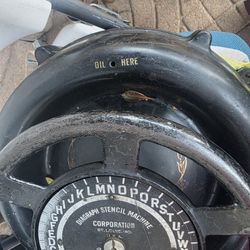 Diagraph-Bradley stencil cutting