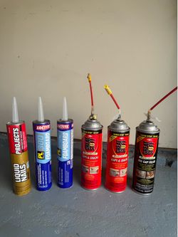 Adhesive and crack filler