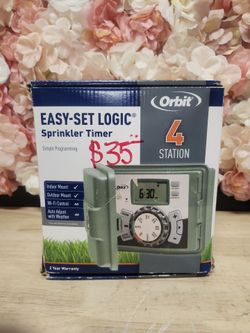 Orbit
4-Station Easy-Set Logic Indoor/Outdoor Irrigation Controller