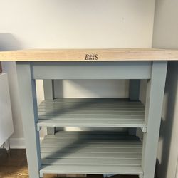 Boos Butcher Block Kitchen Island / Work Table