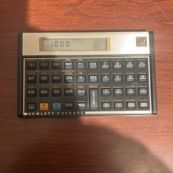 HP 12C Financial Calculator Classic Gold – Tested & Working