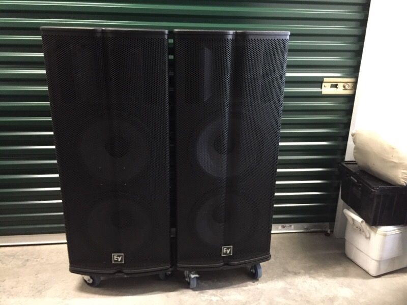 Electro Voice EV TX2152 dual 15" speakers