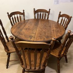 Wood Dining Set (Read Description)