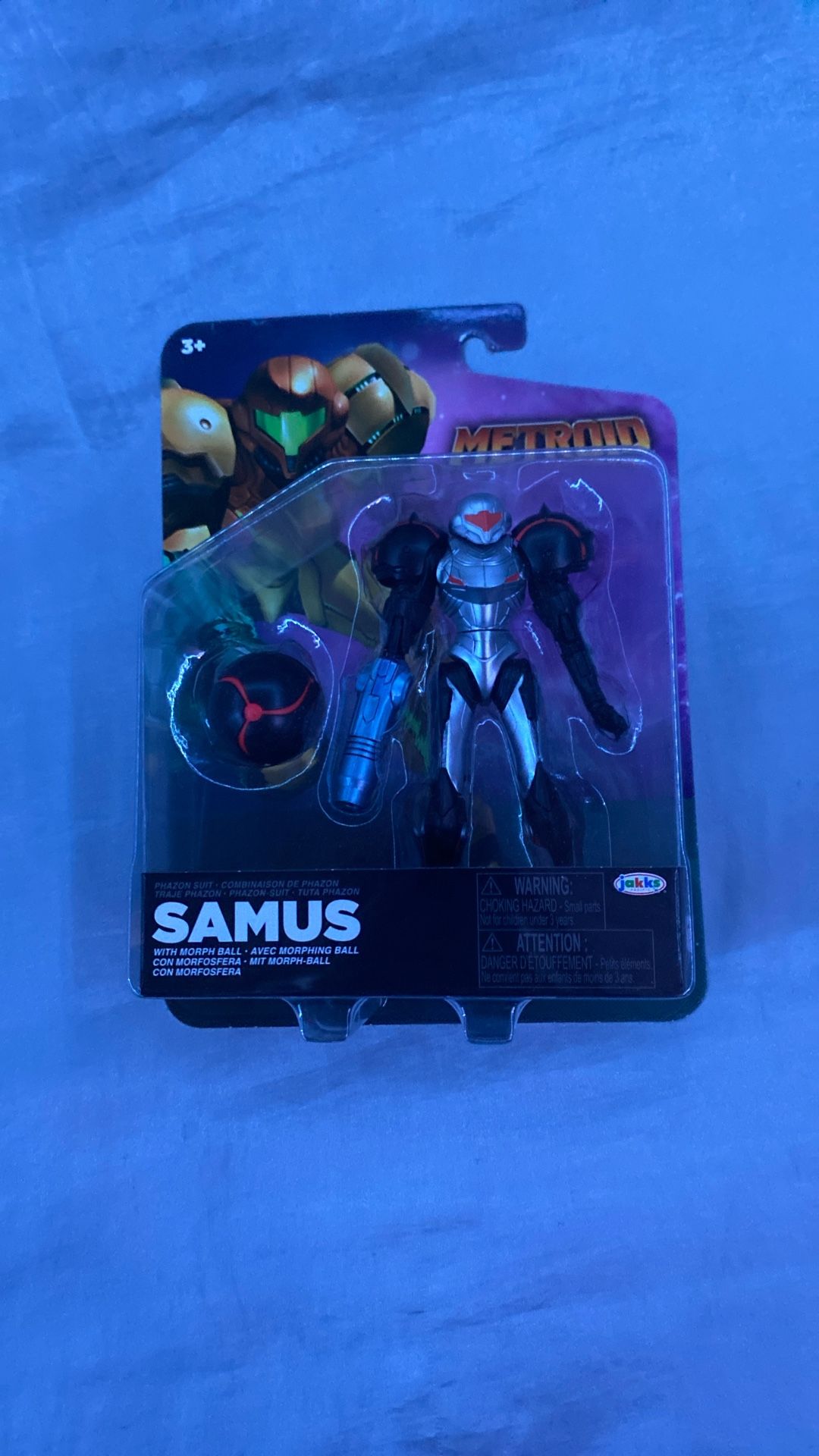 Metroid Samus Phazon Suit 4Inch Action Figure with Morph Ball