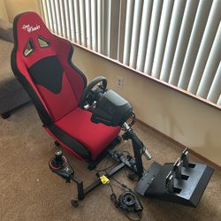 Thrustmaster Racing Simulator Steering Wheel Full Set