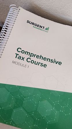 Surgent Comprehensive Tax Couse Books 2025-2026 (6 Modules) LIKE NEW