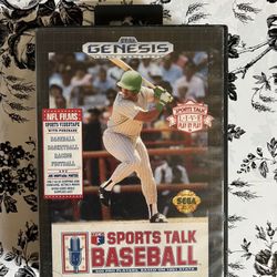 Sports Talk Baseball MLB Sega Genesis CASE ONLY!