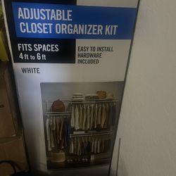 Everbilt 4 ft. - 6 ft. Regular Duty Closet Organizer Kit. $100 Each 