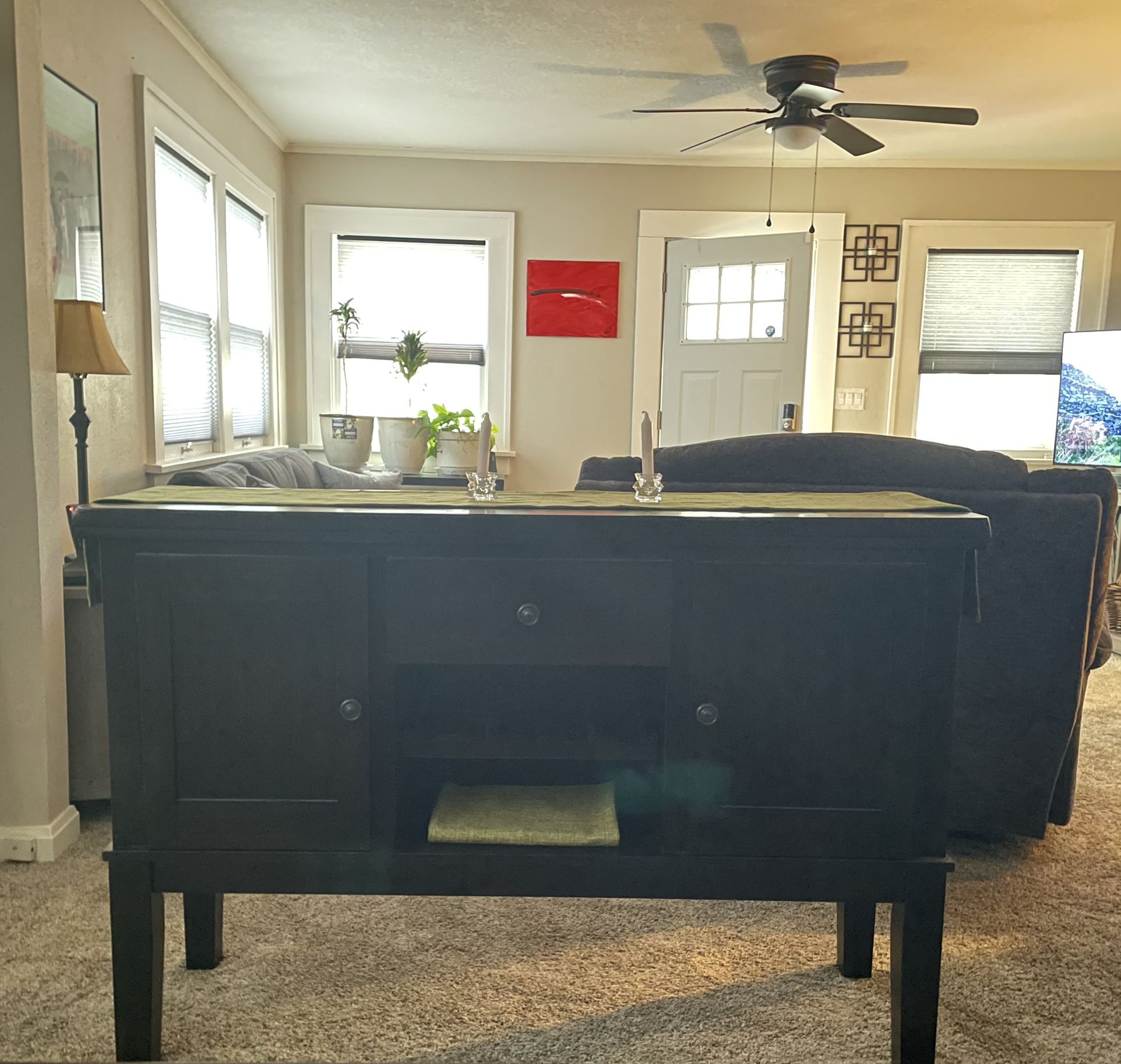 Ashley Sideboard/Buffet w/Wine Rack