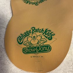 CABBAGE PATCH KIDS PONY SADDLE - 1984 - $7