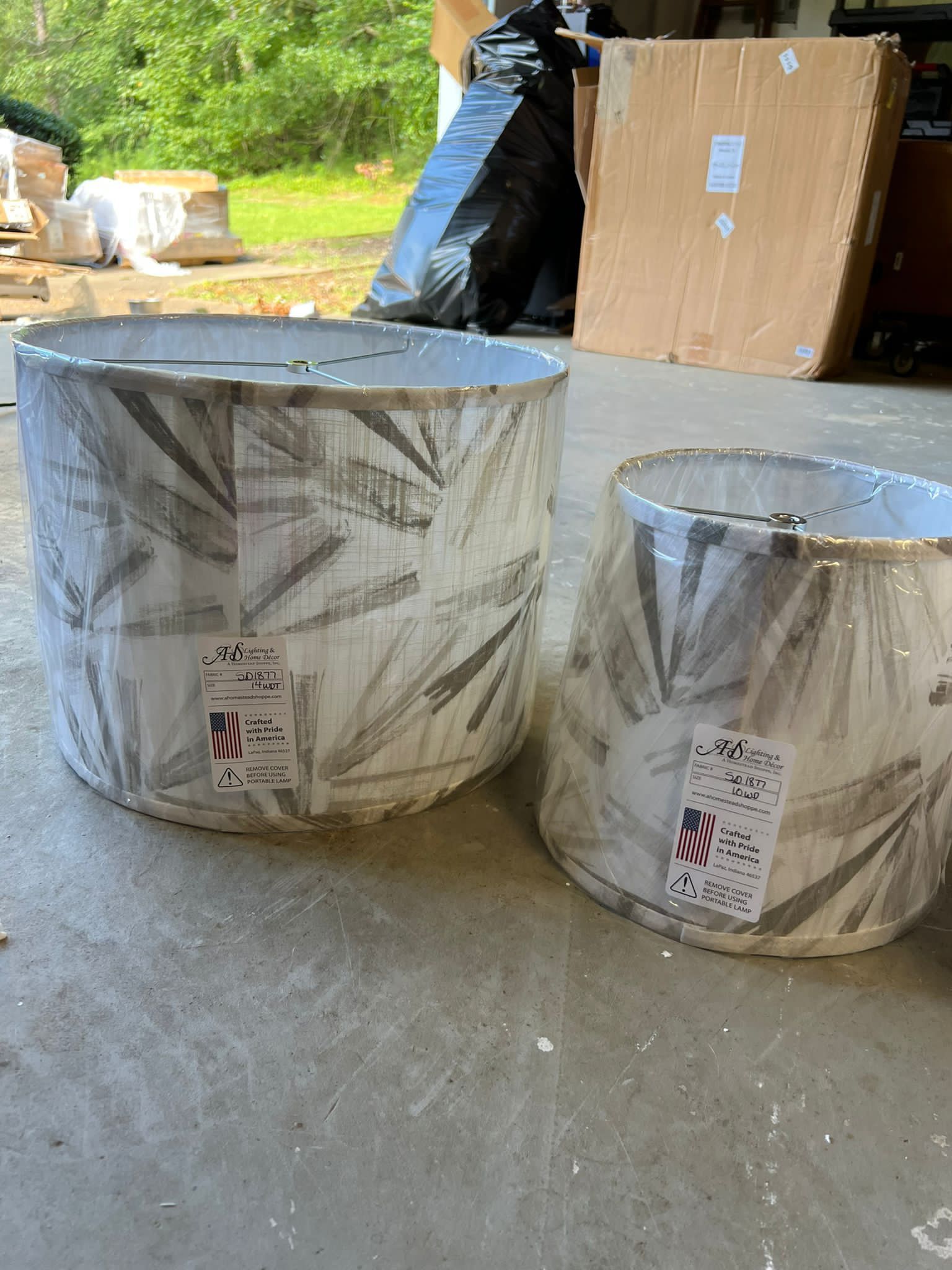 14in and 10in inspired warm gray shade set