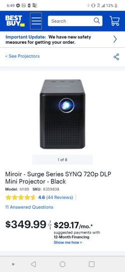 PROJECTOR HD MIROIR SYNQ DLP
