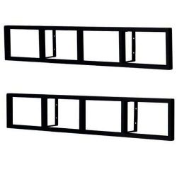 Ikea Lerberg CD/DVD Wall Shelf Black