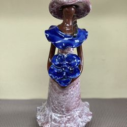 Beautiful Dominican Clay Sculpture