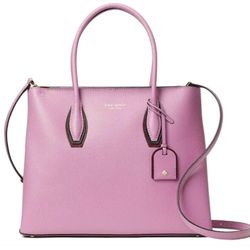 KATE SPADE ♠️ New York  “EVA"  SHADOW ANCHOR MEDIUM TOP ZIP SATCHEL BAG  🩷LIKE NEW🩷