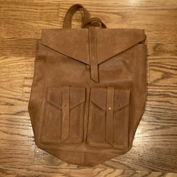 Leather Back Pack -Brand New