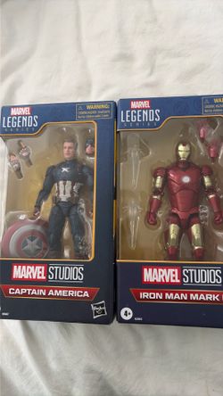 Marvel legends captain America and iron man