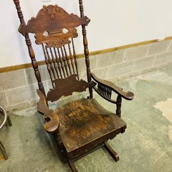 Antique Glider Rocking Chair 