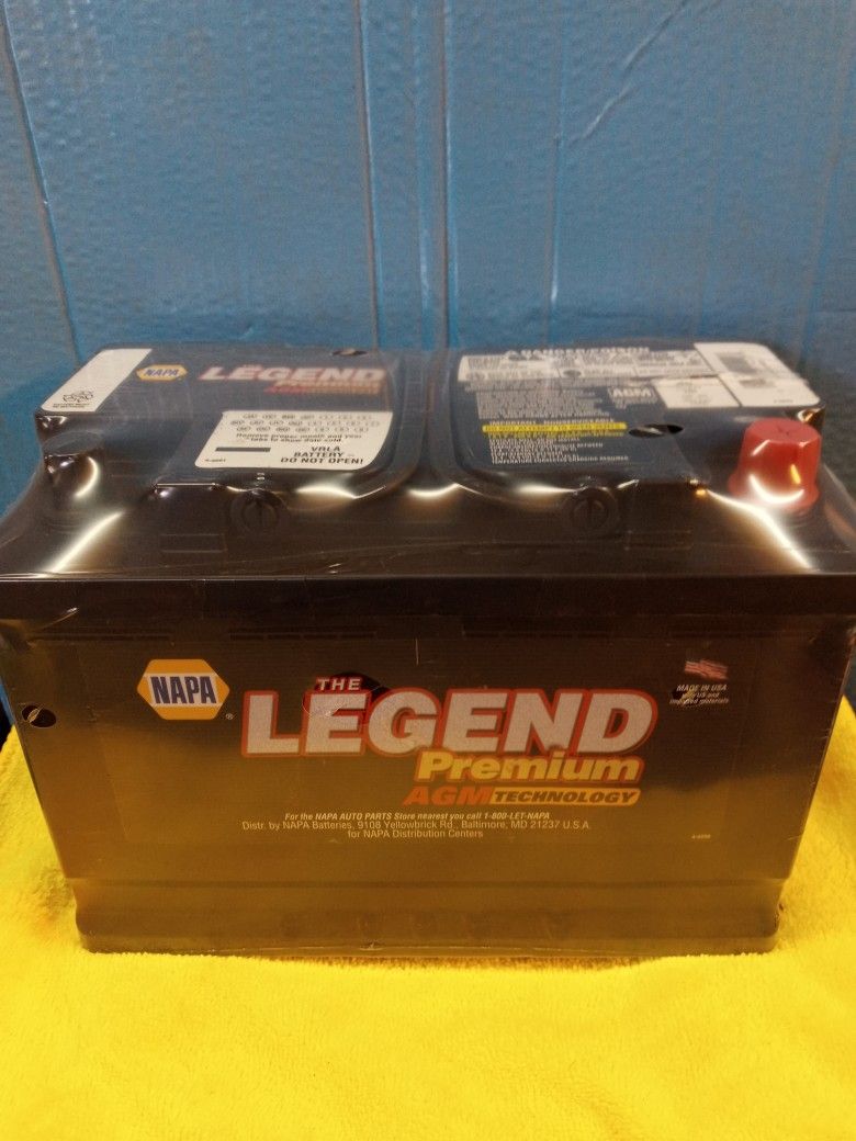 Car Battery Napa Legend Premium Gel AGM Group Size H7 High Performance Heavy Duty For Sale