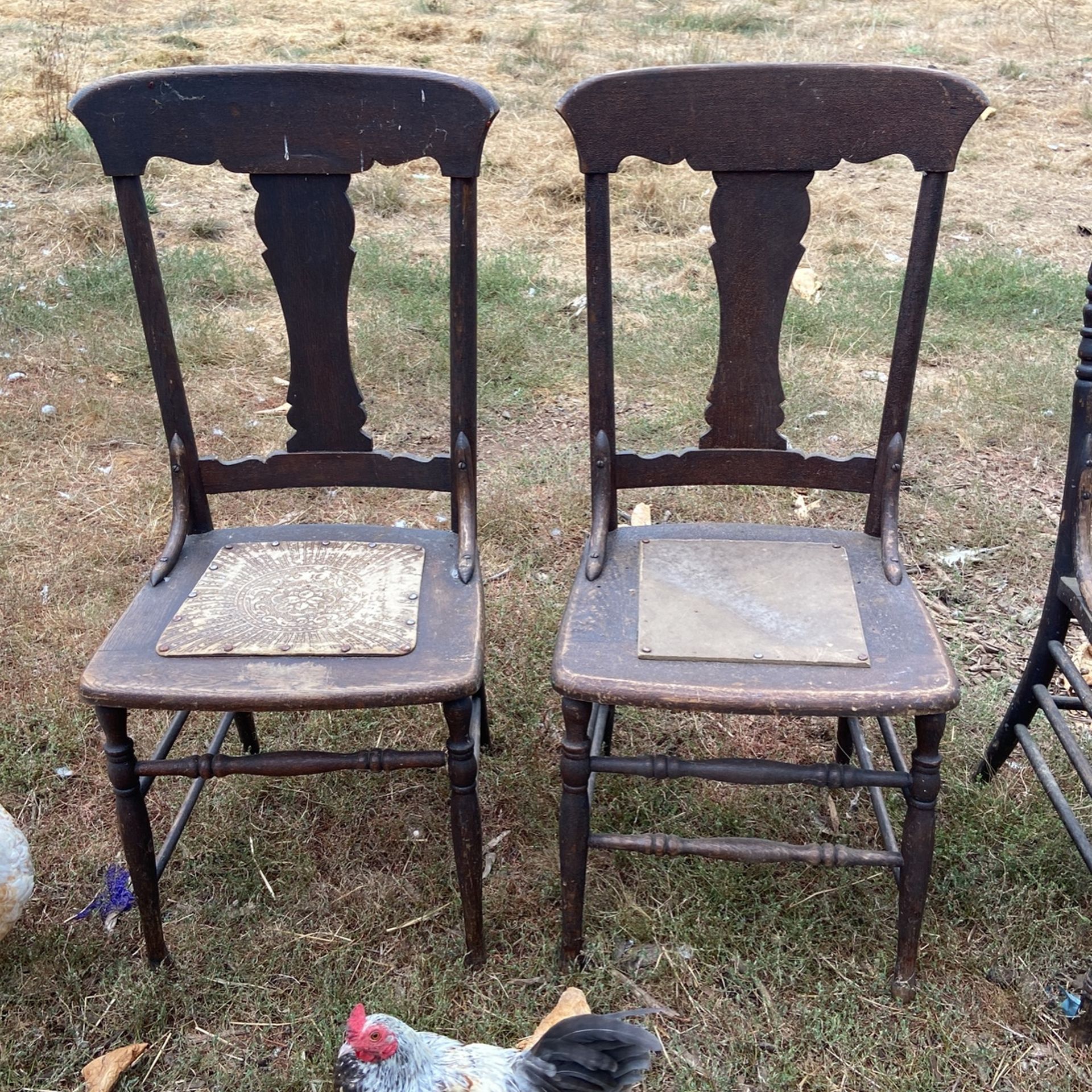 2, Antique Chairs, Chairs, Vintage , Kitchen , Dining Chairs