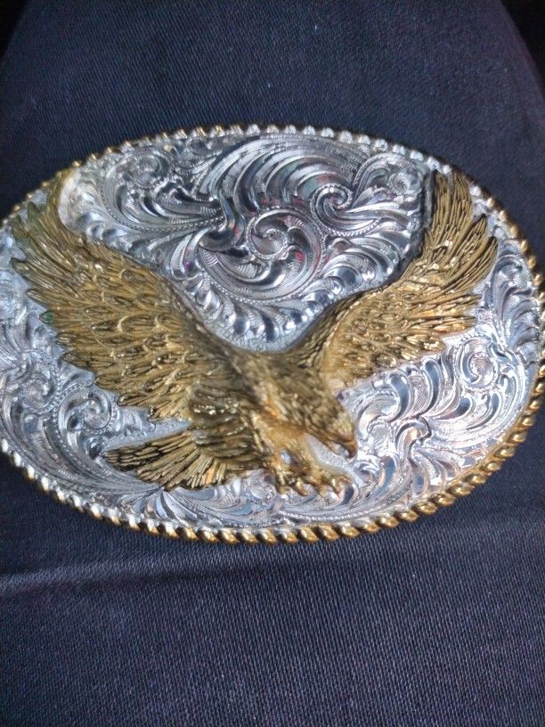 Vintage Crumrine Belt Buckle
