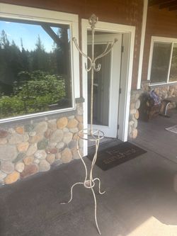 Free Wrought Iron coat and umbrella stand