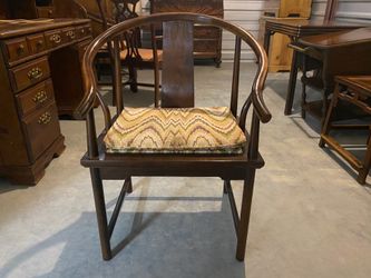 1950s Chinese U Chair