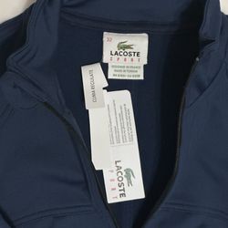Brand New Lacoste with Tags Women's Lacoste Navy blue , black  Zip-Up Jacket 