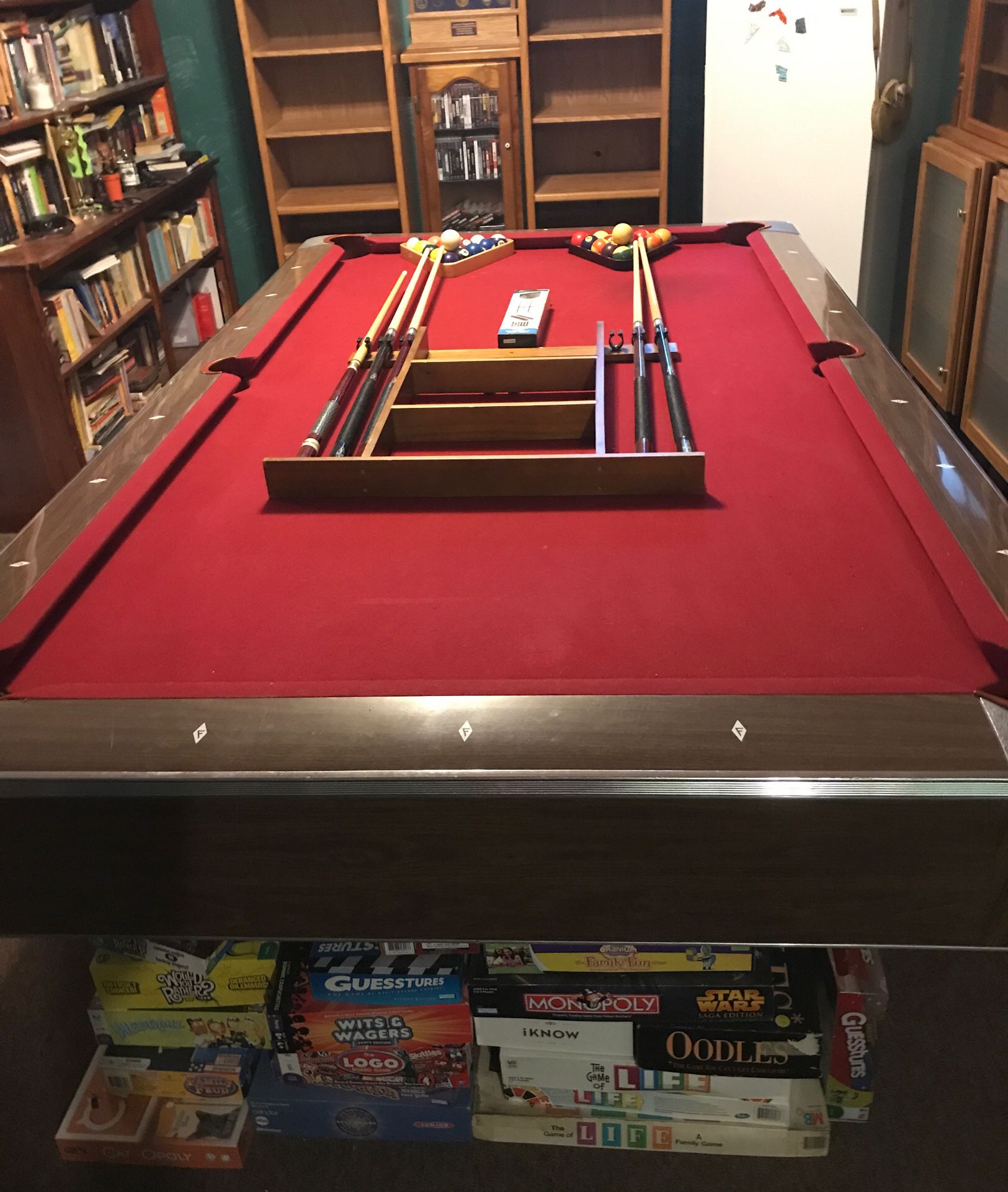Pool table with accessories (Price drop)