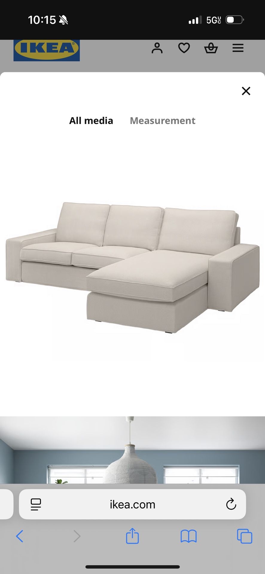 Kicking Sofa (Chaise) - $1399 Value