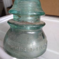 Blue Glass Insulator, Antique/Vintage, Buffalo NY Pick Up Or Can Ship