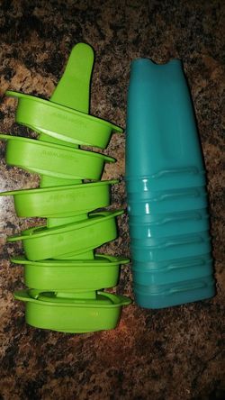 Tupperware ice pop molds
