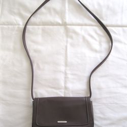 New Nine & Co Nine West Brown Convertible Clutch Wristlet Small Crossbody Shoulder Bag, 90s Purse