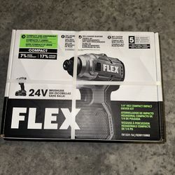 FLEX 24V 1/4” HEX IMPACT KIT 